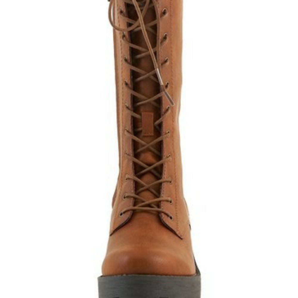 🎁 Brown combat boots - Picture 4 of 5